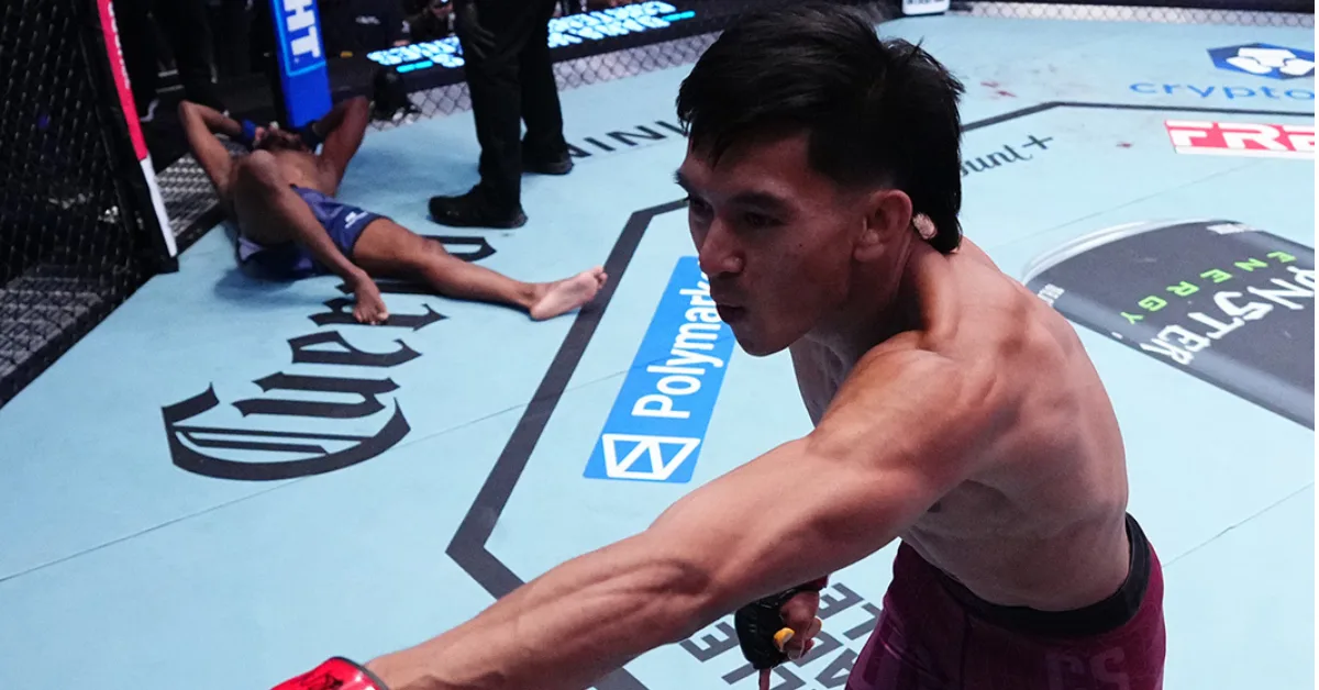 衝撃45秒TKO！インドネシアのビラル・ハサン、ムーンウォークでUFC契約をアピール