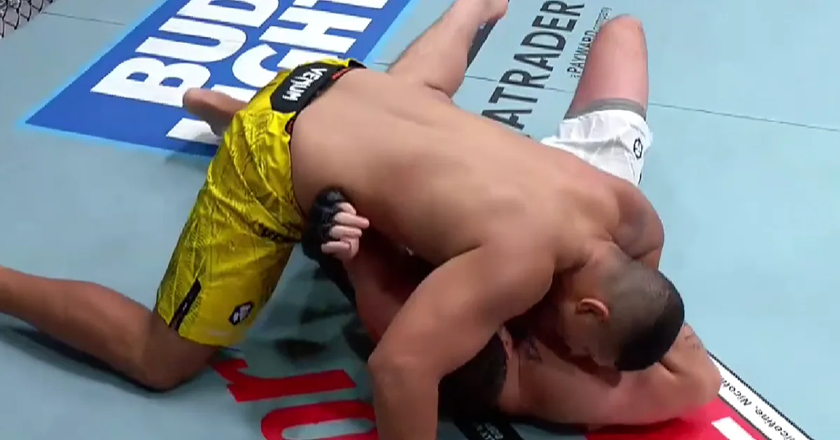 モンターニャ衝撃のUFCデビュー！ 初回1分50秒でサザーランドを悶絶タップ