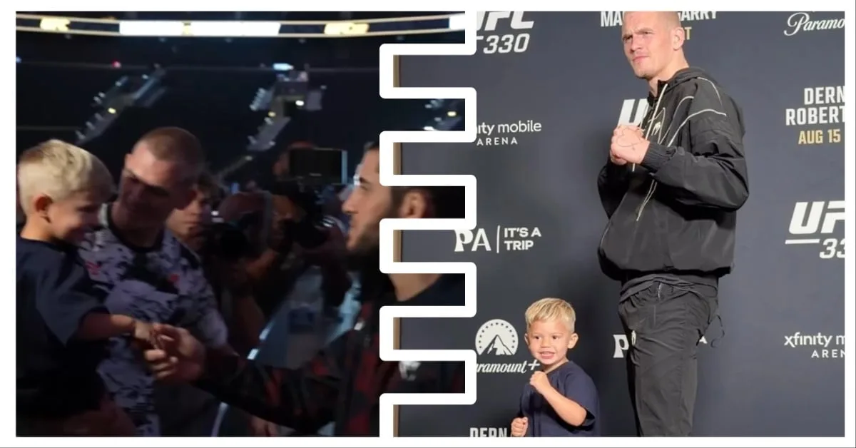 イアン・マチャド・ギャリーの息子レオがマカチェフと心温まる交流